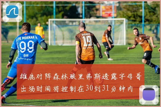 雄鹿对阵森林狼里弗斯透露字母哥出场时间将控制在30到31分钟内